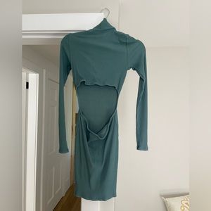 Free people backless mini dress, new with tags